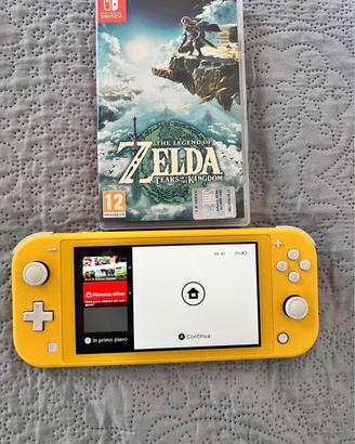 Nintendo switch lite + Zelda tears of the kingdom