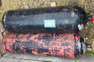 COPPIA  BOMBOLE METANO X AUTO DA 40 E 45 LITRI