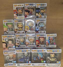 Lotto 16 Funko Pop One piece - Rides Nami, boa ecc