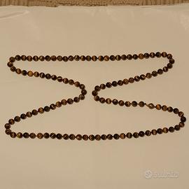 Collana in occhio di tigre