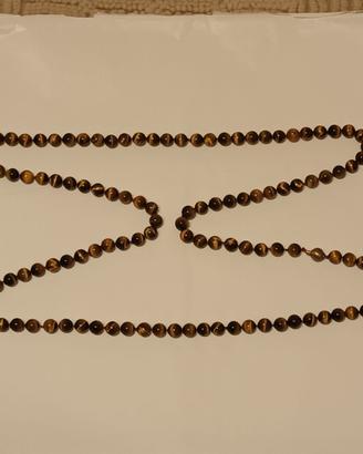 Collana in occhio di tigre