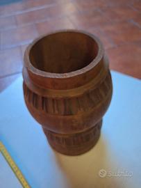 vaso in legno