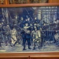 Dipinto su maioliche Rembrandt , prezzo stracciato