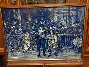 Dipinto su maioliche Rembrandt , prezzo stracciato