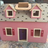 Casetta bambole 14 mobili e 8 personaggi