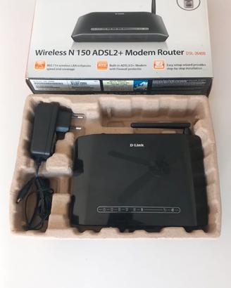 Modem D-Link DSL 2640B, modem router wirless N150