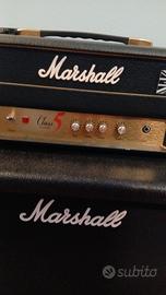 testata valvolare Marshall class 5 e cabinet 4×12