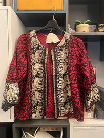 Giacchino seta indiana e accessori