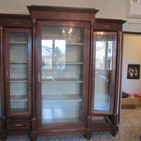 Privato vende armadio-biblioteca in radica impero