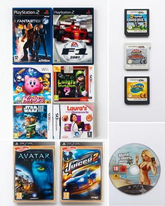 giochi PSP,PS2,Ds ,3ds ,