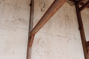 Tettoia con struttura metallica + ondulux