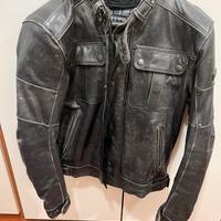 Giubbotto moto in  pelle IXS harding antique