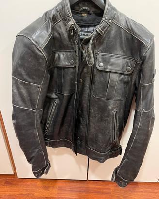 Giubbotto moto in  pelle IXS harding antique