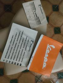 Manuale e librettino di garanzia Vespa PX