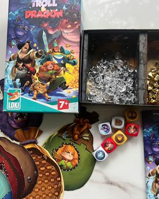 Gioco da tavolo troll & dragon