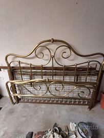 letto in ottone