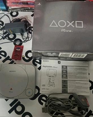 Playstation ps1 PS One Slim Console con Box 