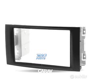 CORNICE NERA RADIO 2-DIN PER VOLKSWAGEN VW TOUAREG