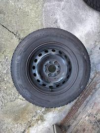 4 ruote complete di cerchi per Fiat Panda da 13"