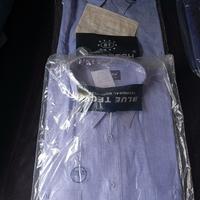 Camicia da lavoro Bluetech, taglia L, cotone 100%