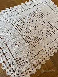 Centrino vintage uncinetto cotone filet