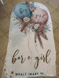 Telo per arco gender reveal