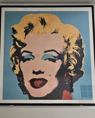 Quadro Marilyn Andy Warhol cm 112x112h
