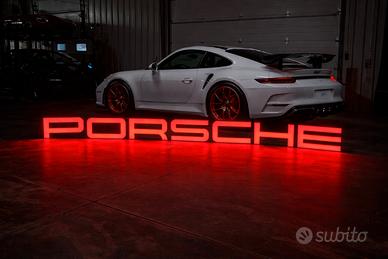 Insegna Luminosa Porsche Lettere