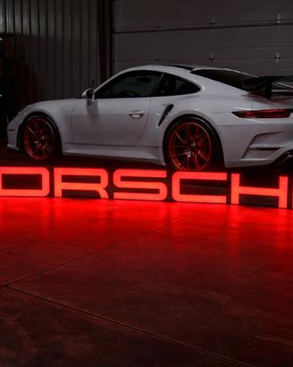 Insegna Luminosa Porsche Lettere