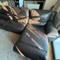 Divano Franco Ferri in pelle primo fiore