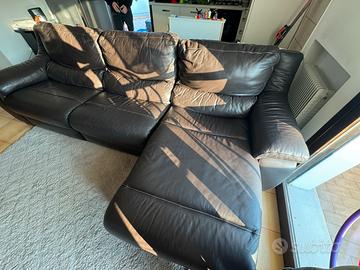 Divano Franco Ferri in pelle primo fiore