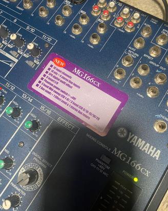 MIXER YAMAHA MG 166 CX