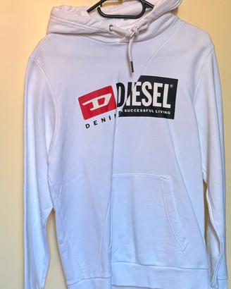 FELPA DIESEL BIANCA UOMO