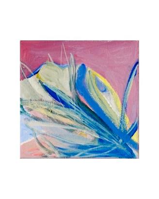 Quadro dipinto a mano 
- Ninfa dai capelli biondi 