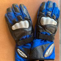 Guanti moto scooter blu neri S