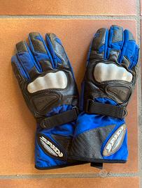 Guanti moto scooter blu neri S