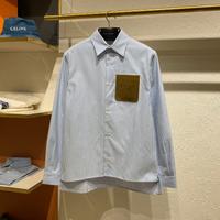 LOEWE LOEWE Camicia in pelle a righe