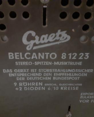 Graetz  Bel Canto 8 12 23