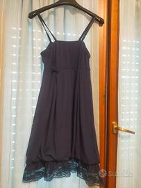 Abitino blu con pizzo 