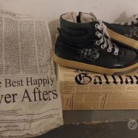 Scarpe bimbo bimba John Galliano , Vera pelle. 30