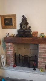 Orologio da Camino Antico, Statua Napoleone III