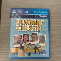 dimmi chi sei ps4