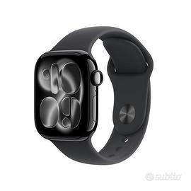 Apple Watch 11 GPS 42mm alluminio jet black NUOVO
