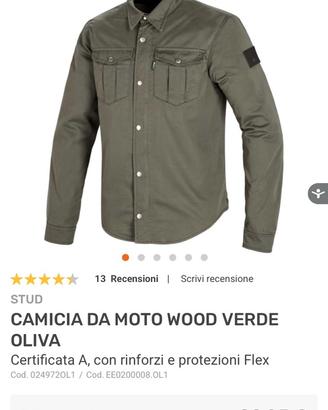 Giacca moto stud