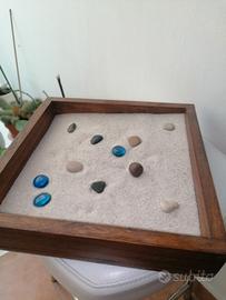 Giardino Zen da tavolo artigianale in legno