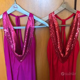 Abito rosa ciclamino o rosso