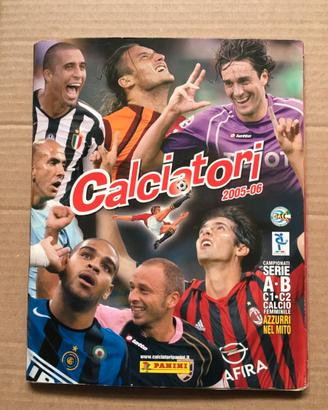 ALBUM FIGURINE CALCIATORI PANINI 2005-2006COMPLETO