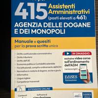 Manuale Concorso Agenzia delle Dogane- Edises 2025