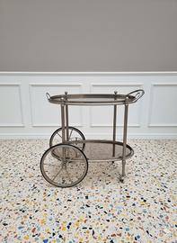 Carrello bar in stile Art Déco Hollywood Regency