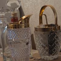 bottiglie e porta ghiaccio